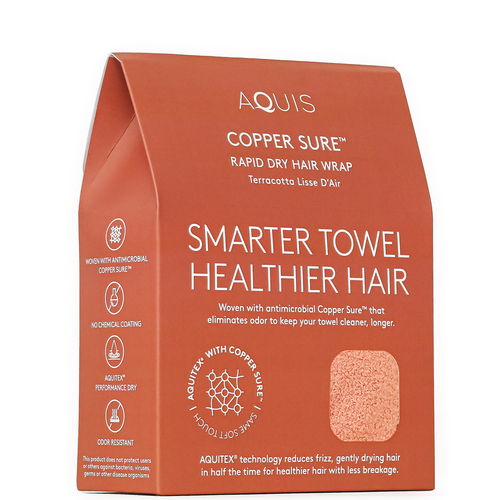 Aquis Anti-Microbial Rapid Turban - Copper